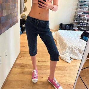 St. John's Bay Dark Blue Cropped Jeans